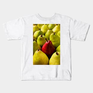 Red And Green Pears Kids T-Shirt